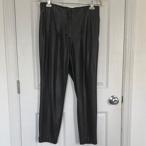 Express Women's Faux Leather Straight Leg Trousers